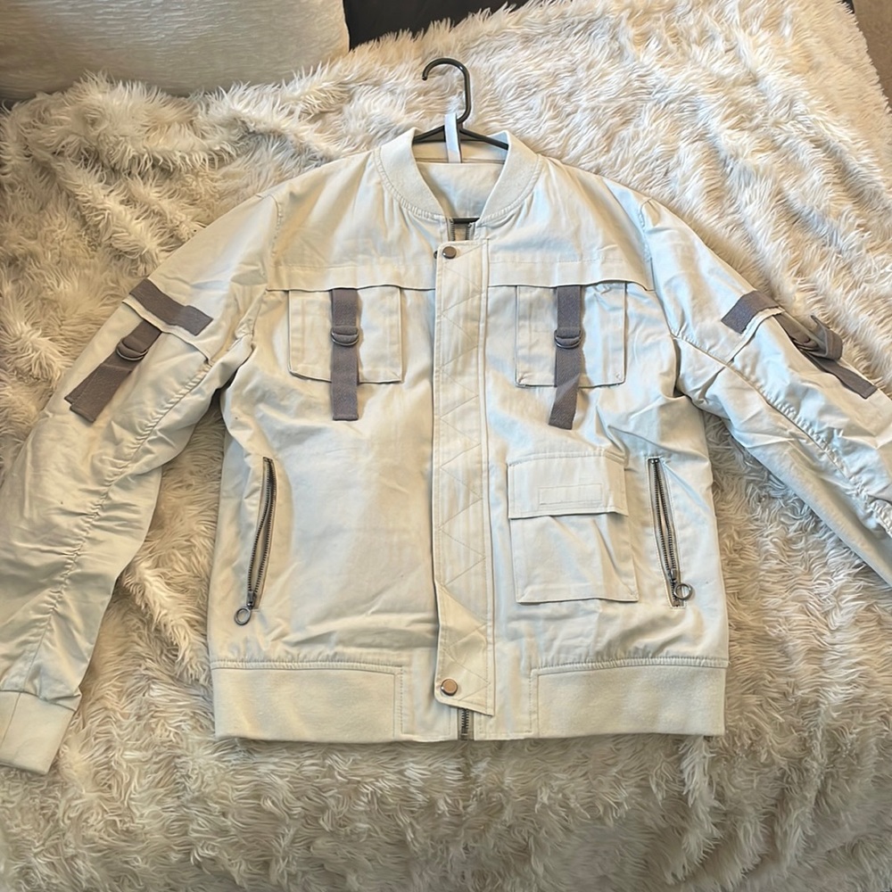 Zara Light Jacket Silver & Grey